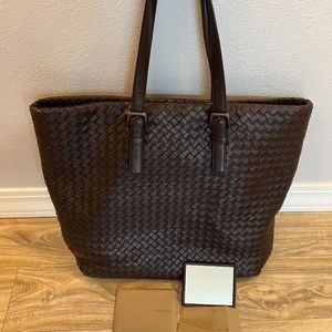 Bottega Veneta large brown tote